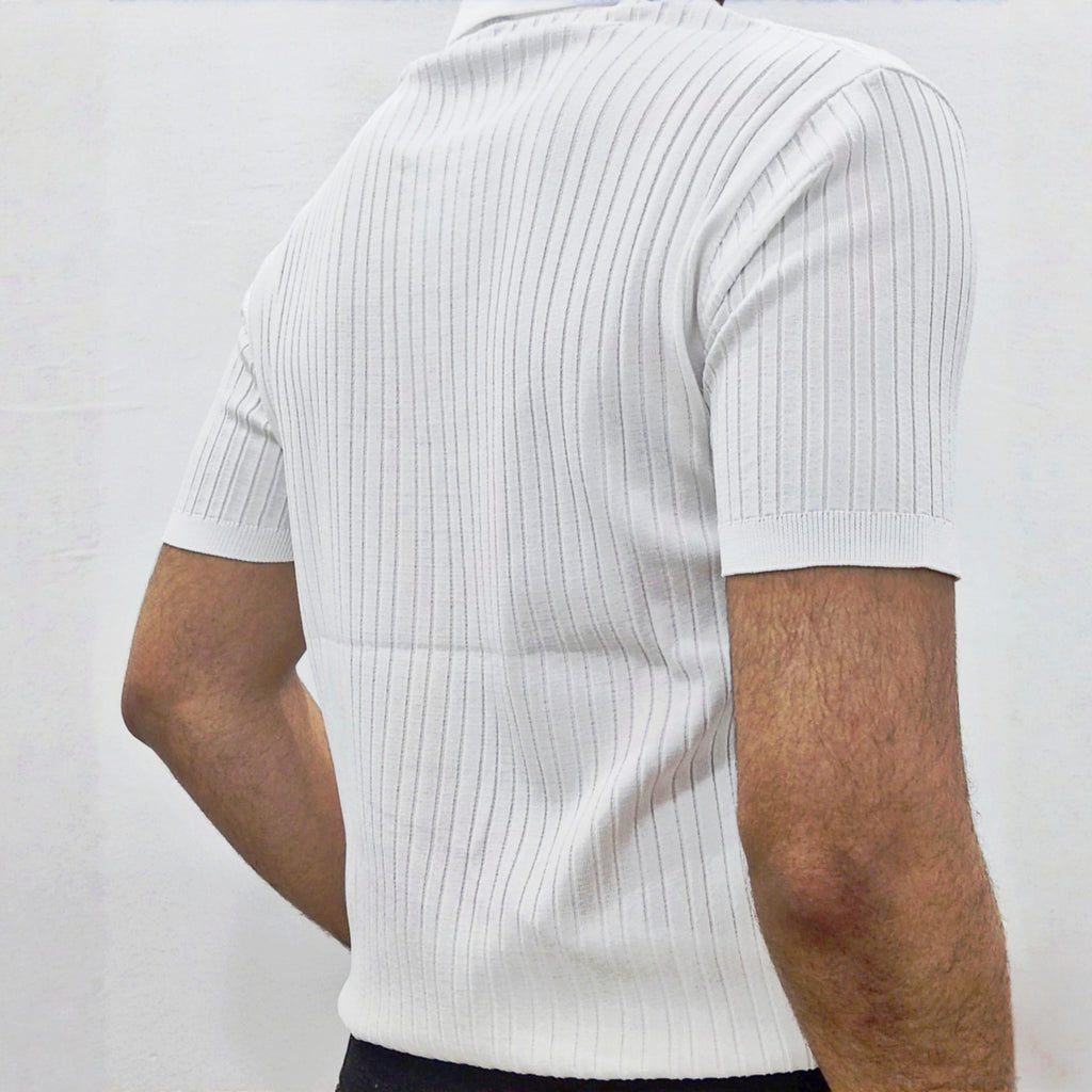 Premuim Cable Knit Polo