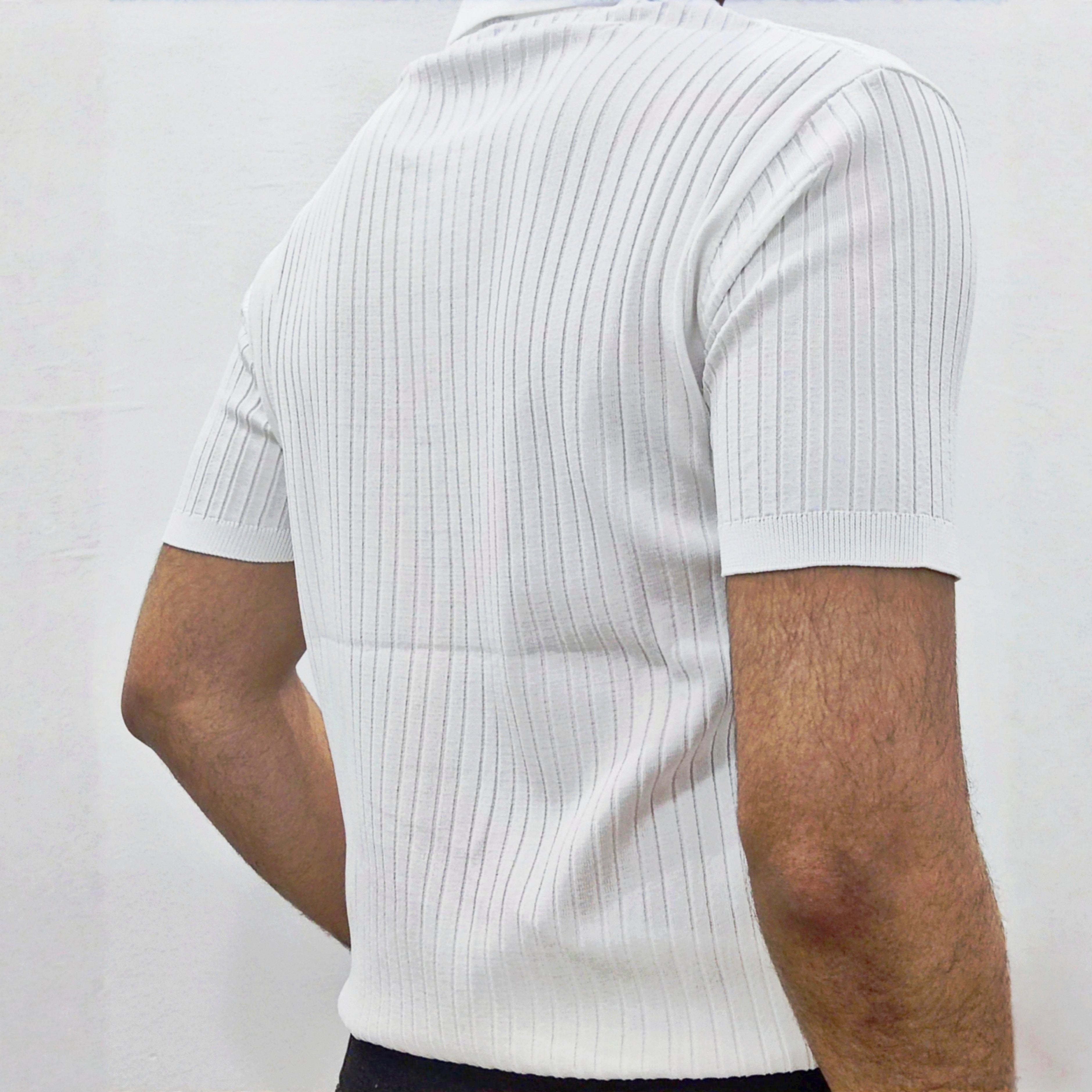 Premuim Cable Knit Polo