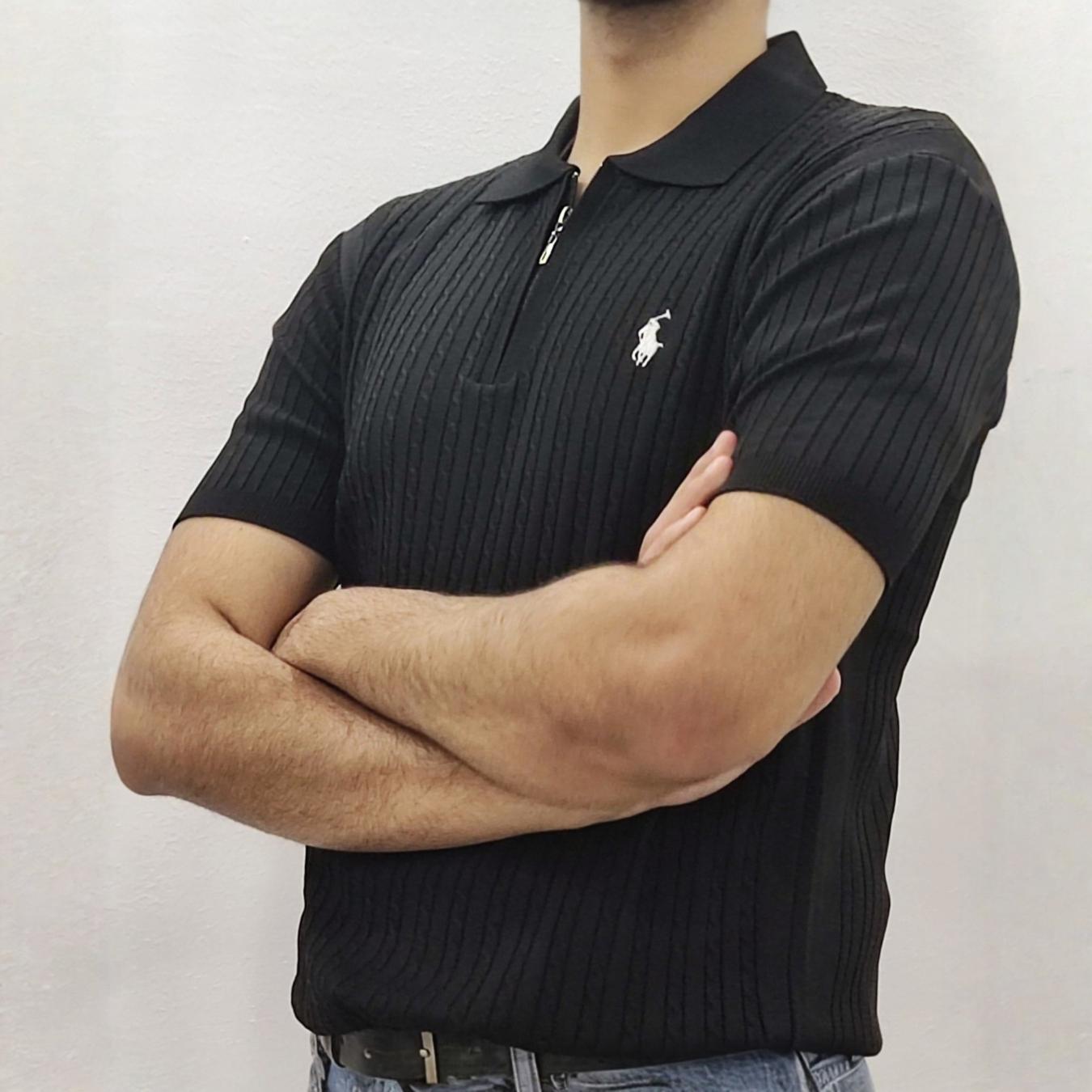 Premuim Cable Knit Polo