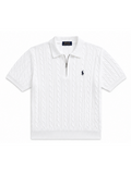 Premuim Cable Knit Polo